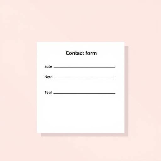 Illustration du formulaire de contact